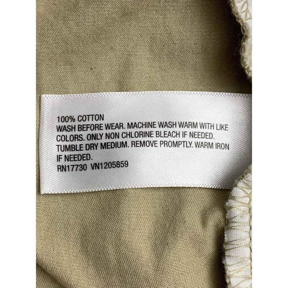 Cat & Jack Kids Boys Beige Chino Shorts With Pockets Cotton Size 5 - Picture 8 of 11